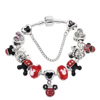 

Cute kids charm bracelets mickey charm bracelets for women jewelry