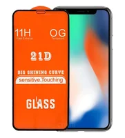 

21D Full Glue Mobile Phone Tempered Glass Screen Protector For Redmi Note 8 Pro