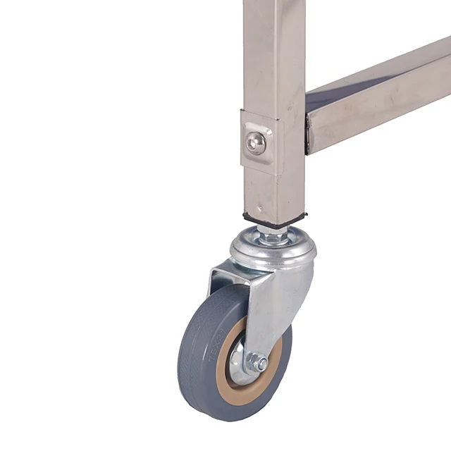 
Stainless Steel Newest Design Waste Collecting Transportation Hotel Banquet Garbage Collection Cleaning Maid Trolley 