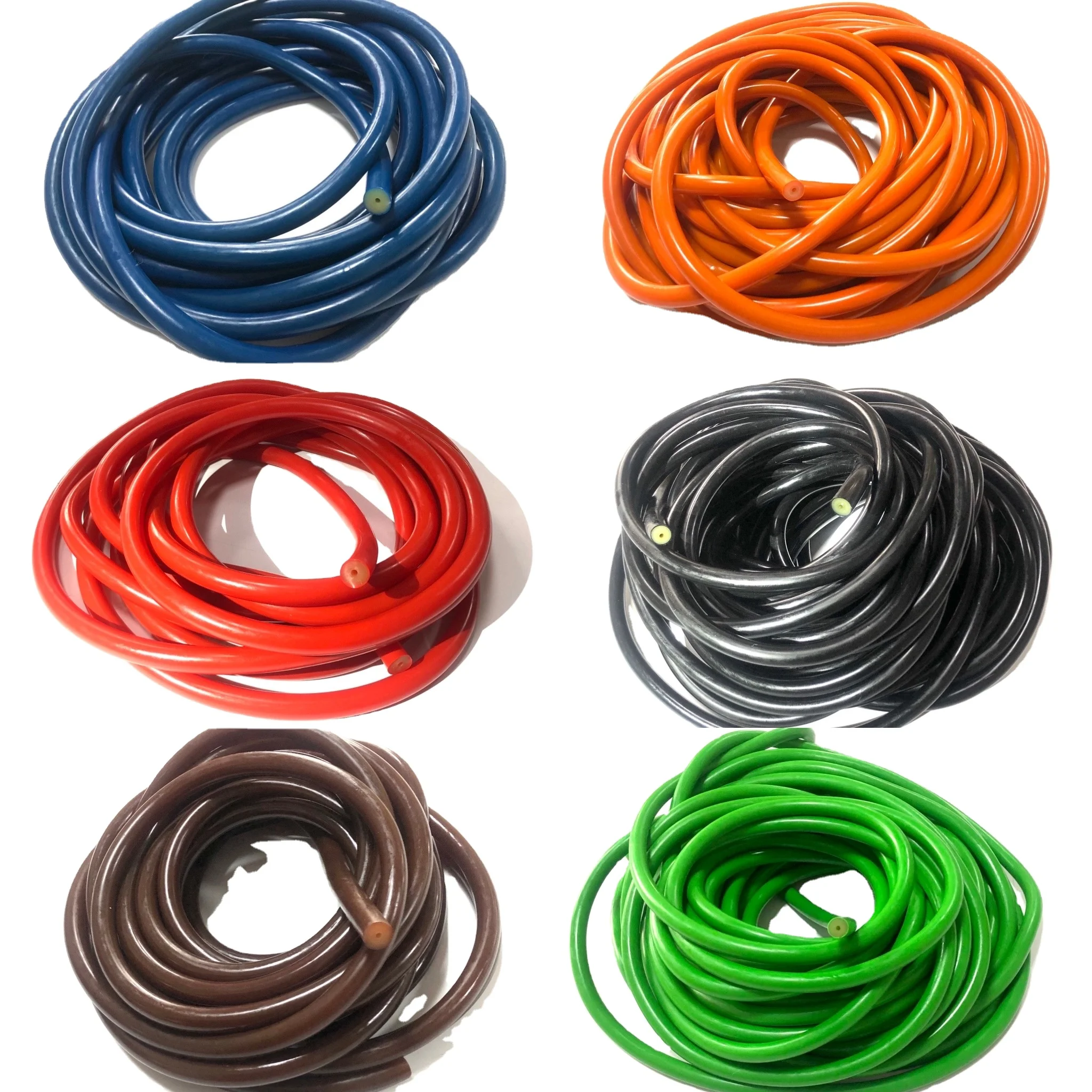 

100% latex rubber band tube 3*16mm for spearfishing speargun, Black, blue, red, green, yellow