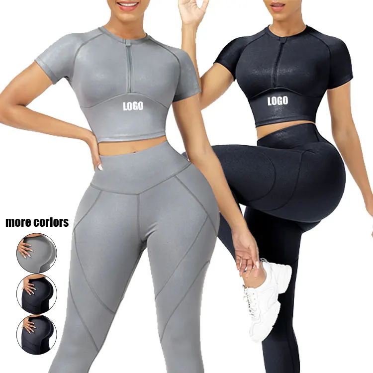 

drop ship Female Sport Suit Women Fitness Clothing Sport Wear Yoga Set Gym Jogging Suits Sportswear Running Leggings Women Set