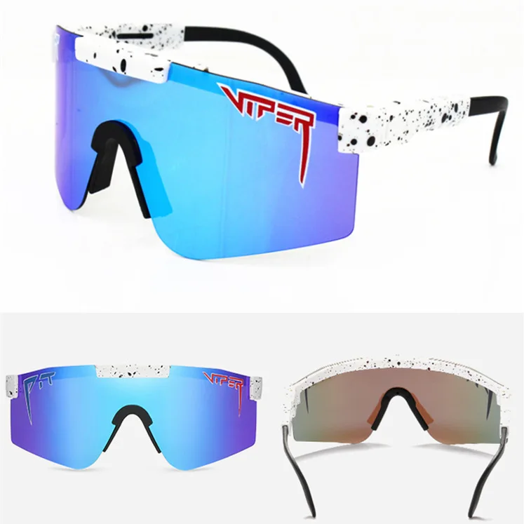 

Fashion Brand Pit viper Sunglasses Mirrored flat top eyewear Sport Polarized Sunglasses, Picture shows
