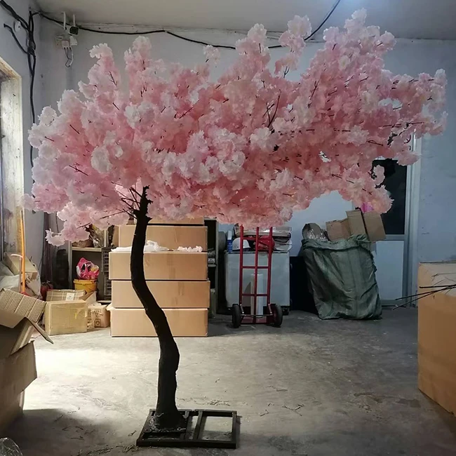 

SN-M038 Outdoor and Indoor Decoration Large Fake Sakura Tree 6 Feet Pink Artificial Cherry Blossom Tree