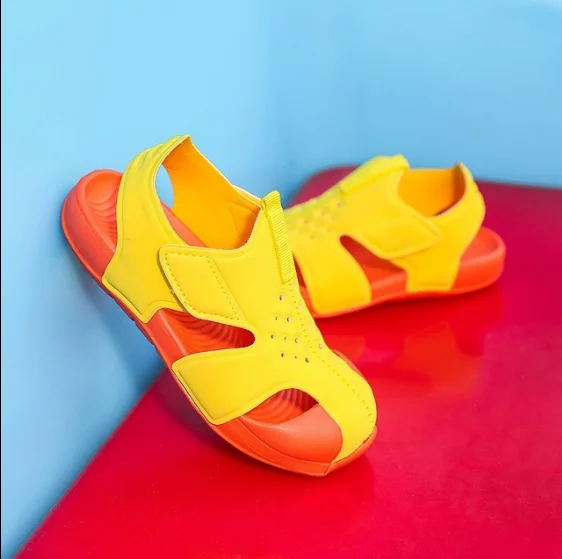 

High Quality Fashion Cheap Rubber Children Girl And Boy Casual Shoes sandal Shoe Children's Sandals, As pic