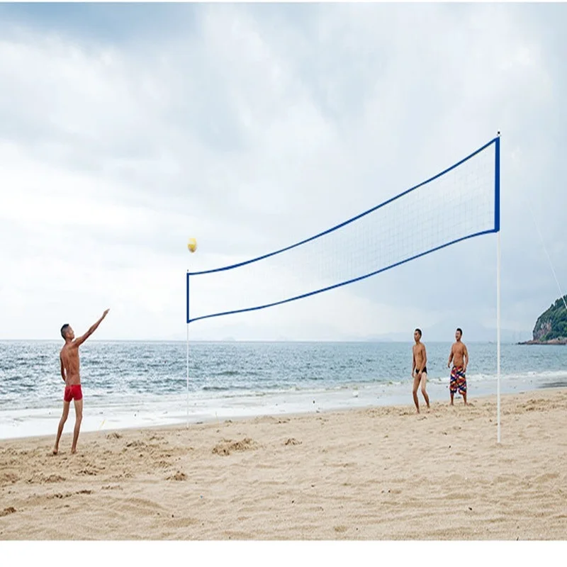 

Steel Superior Volleyball Net System Set Outdoor Volleyball Set beach volleyball net set