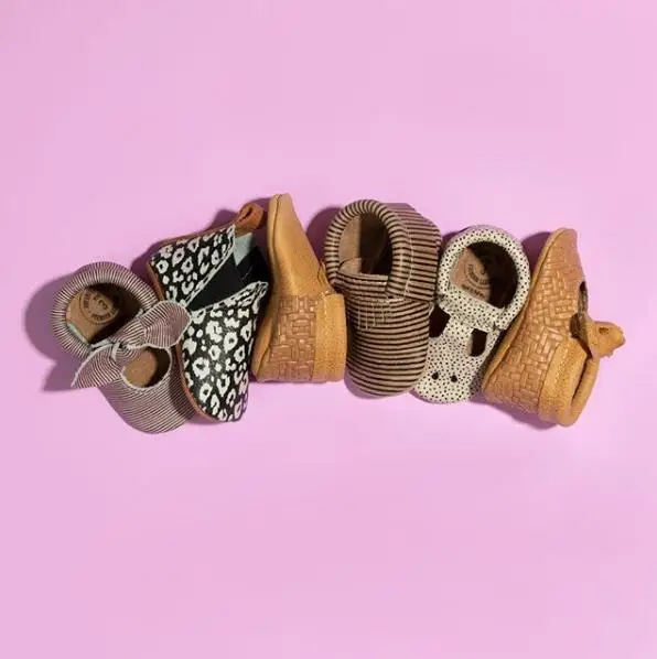 

OEM & ODM Summer Baby Princess Shoes Leather Material one Pedal Bowknot Newborn Toddler Shoes