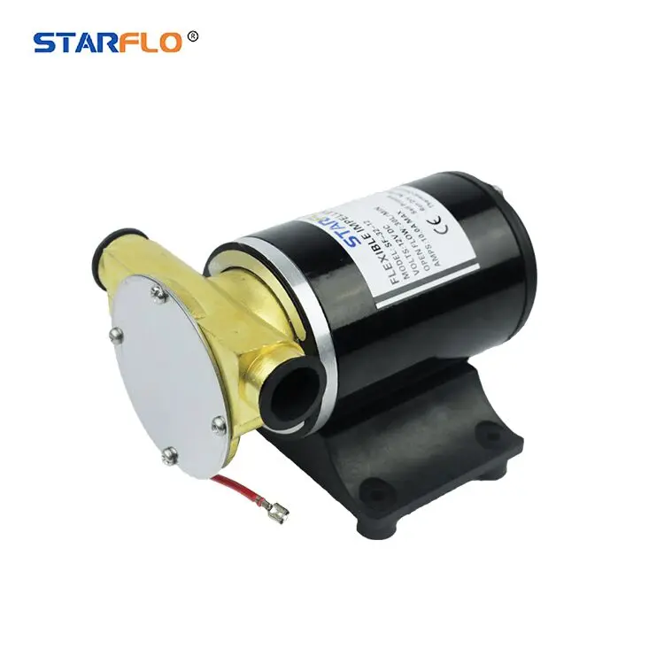 

SF-32-24 30LPM 24V DC flexible double impeller water bomba de impulsor pump impeller stainless steel