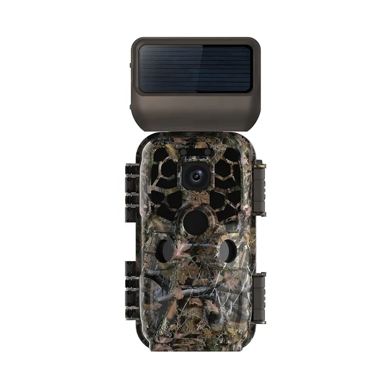 

NEWEST 4K 24MP 4G OUTDOOR NIGHT VISION Hunting Trail Camera with LTE 0.4s Wildlife Wifi Solar Panel Remote Control