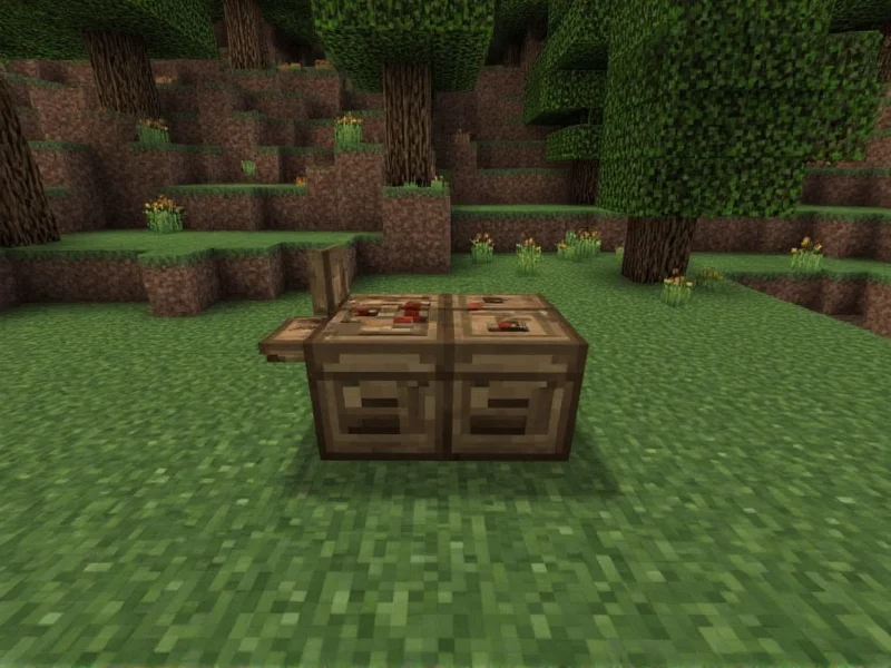 how do you craft a crafting table in minecraft