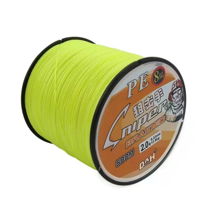 

Factory Supply High Quality Multi Color Super Strong 500M Pe Fishing Line