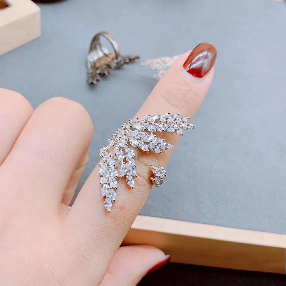 

2021 Creative fashion custom girl Jewelry Ring Hand Made Around knuckles women fashion prom rings