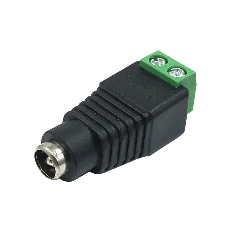 

DC5.5*2.5MM Female CCTV Wire Connector DC Power Jack Adapter Plug