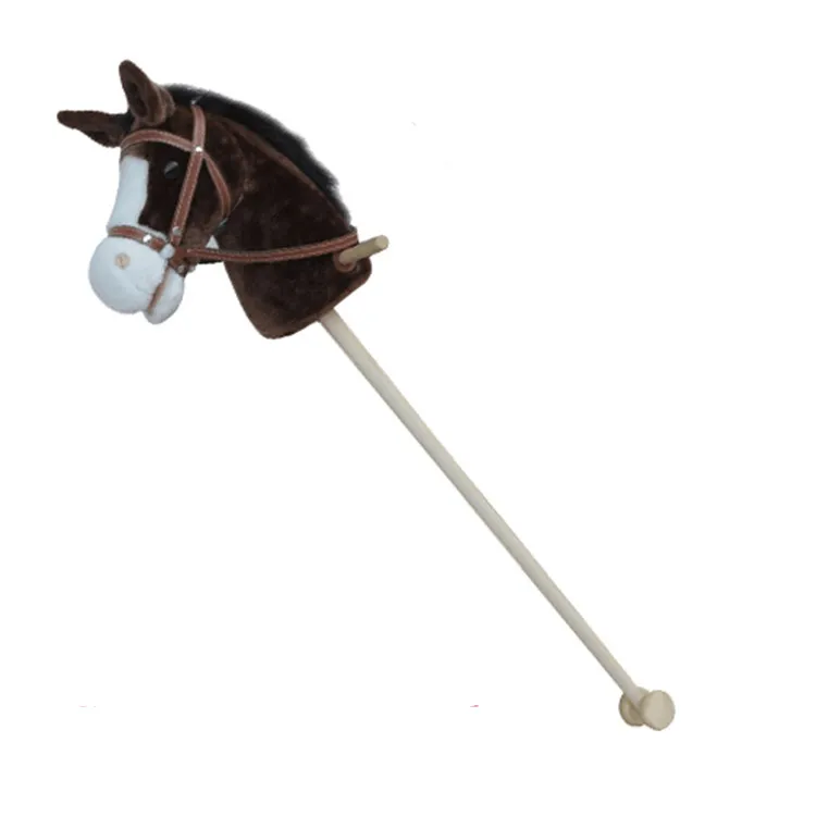 Customized Plush Hobby Horse Stick Toy With Sound And Wheels - Buy 