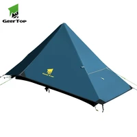 

Geertop Four Seasons 1 Person Folding Camping Hiking Teepee Pyramid Tent