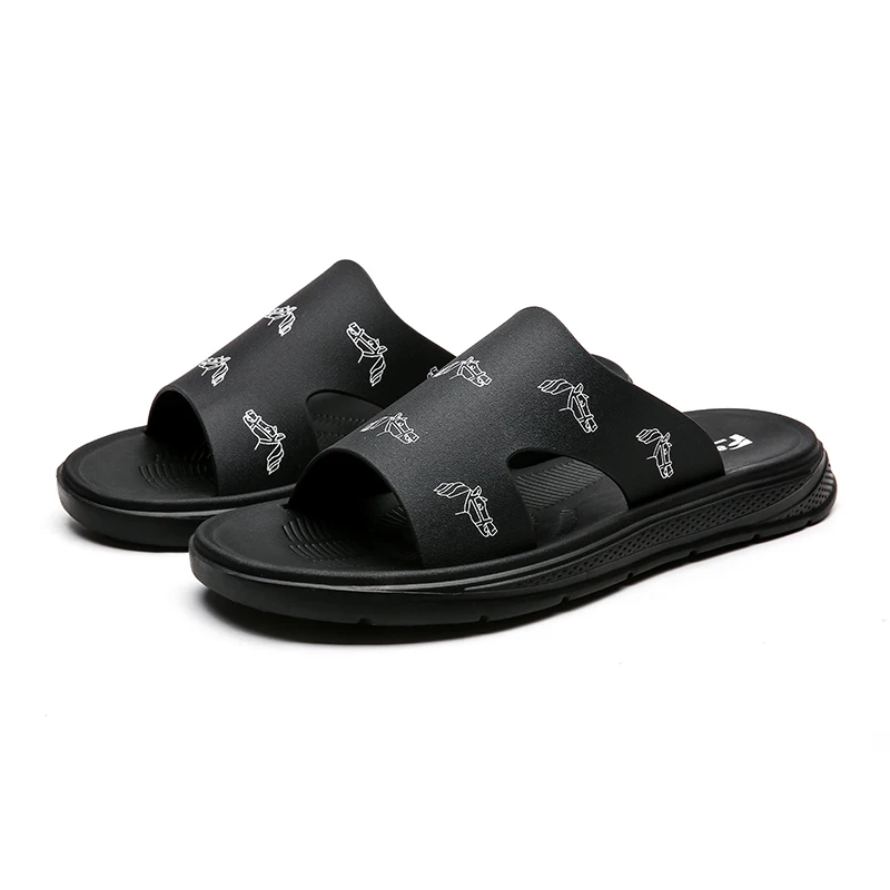 

casual eva flip flips PVC upper sandals soft flat slides slippers men, Customized color