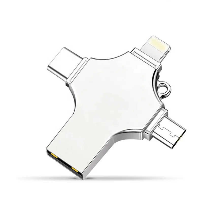 

customized logo 4 in 1 USB Flash drive otg USB Stick