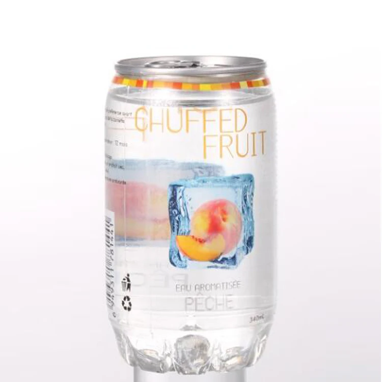 
Sweety carbonated soft drink 350ml PET transparent canned Sparkling soda water 