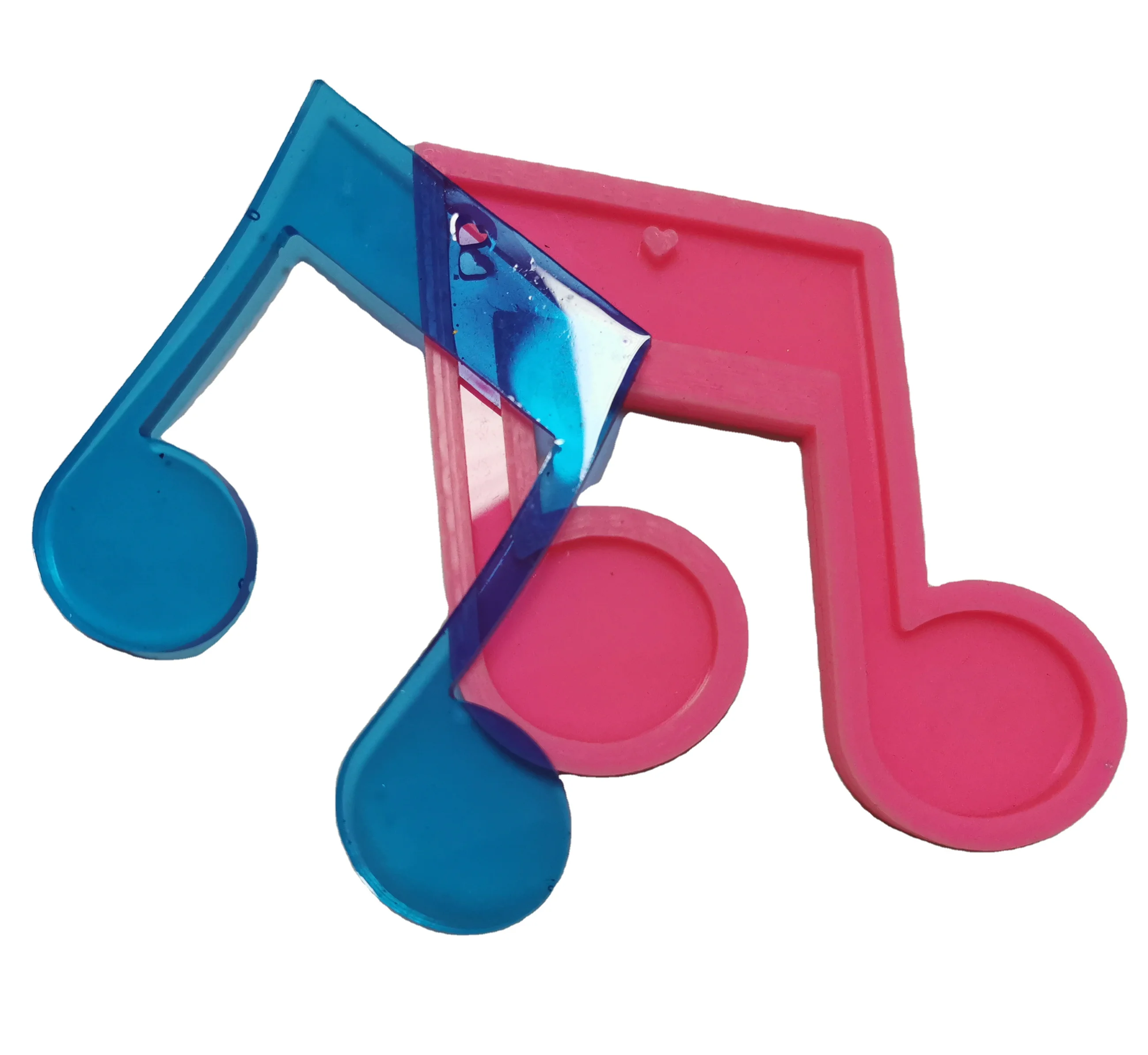 

K2003 Shiny musical note shape keychain mold