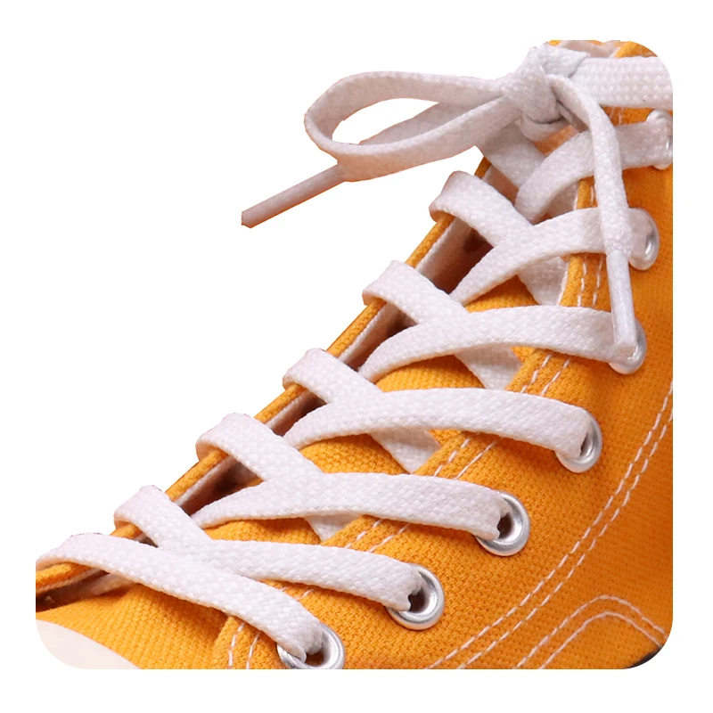 

XuanSiBlack and White 3M Reflective flat shoe laces fit for most shoes customized the length Replacement shoestring