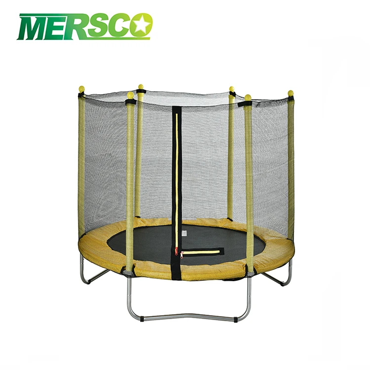 

Low MOQ Child 5FT Indoor Outdoor Round Trampoline For Sale Kids Trampoline With Enclosures, Blue/green/yellow/red/orange/black