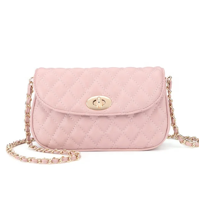 

Fashion hot sale new shoulder chain diagonal Linge handbag for women, Black, pink, blue, green