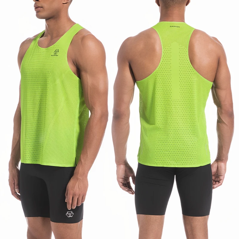 Custom Seamless Fit Professional Marathon Running Sports Training Breathable Sweat-wicking Quick-drying Lightweight Vest