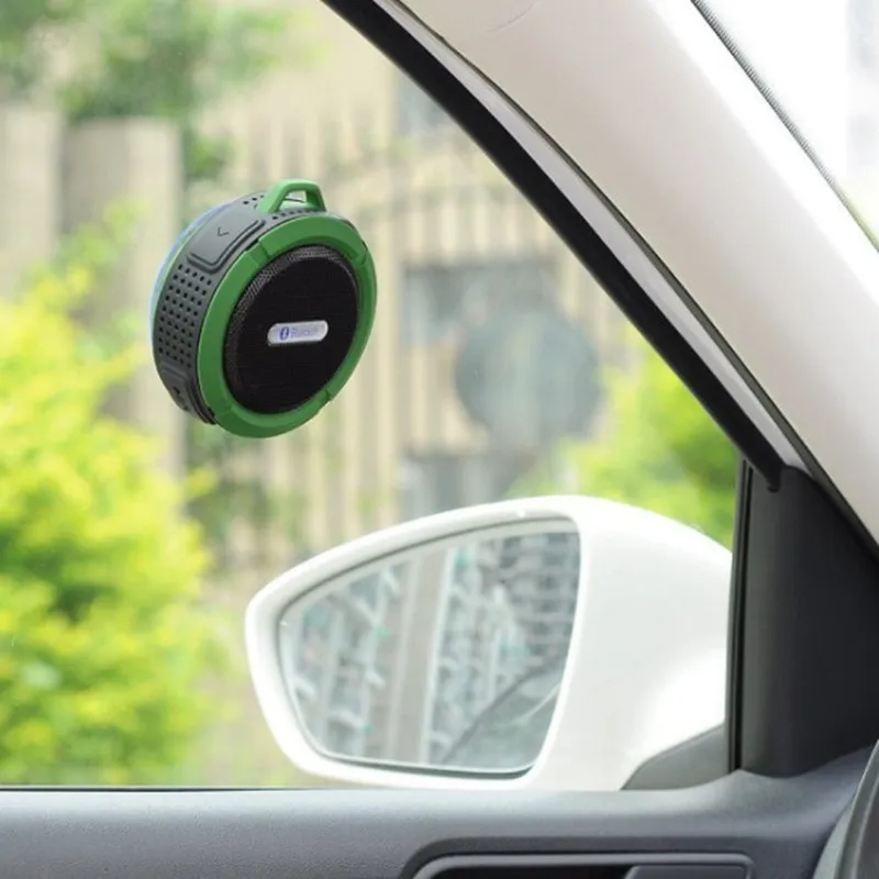 Outdoor Waterproof Wireless Speaker Mini Shower Travel bt Speaker with Loud Stereo Sound Suction Cup and Hook - ANKUX.COM