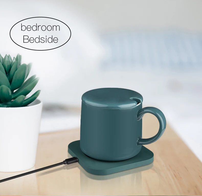 

Wireless Charging Warm Mup QI Standard Wireless Charger for Phones Charge While Drinking