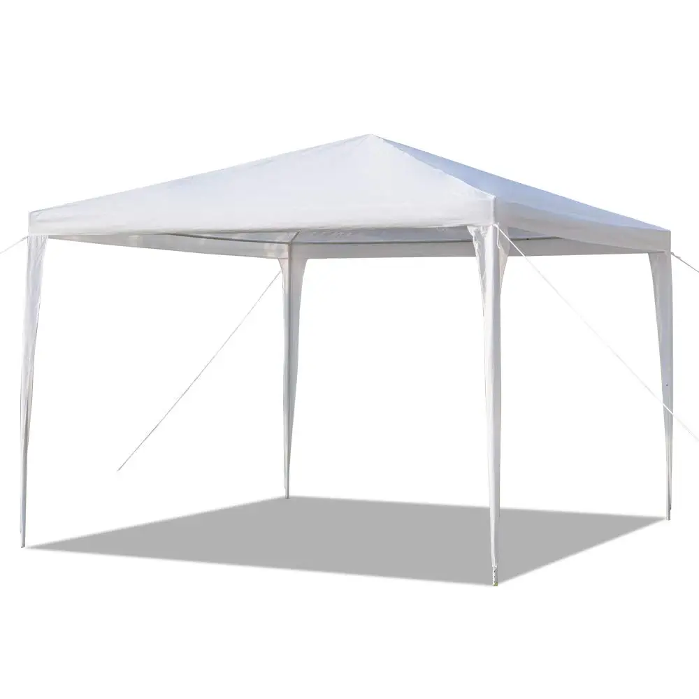 

Light weight 3 x 3m Portable PE Canopy Tent Patio Gazebo, White or customized