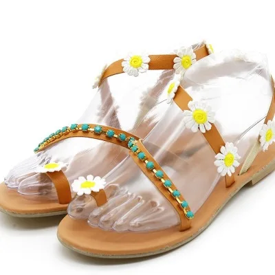 

Bohemia Style Summer Shoes Women Flat Sandals Beach Shoes