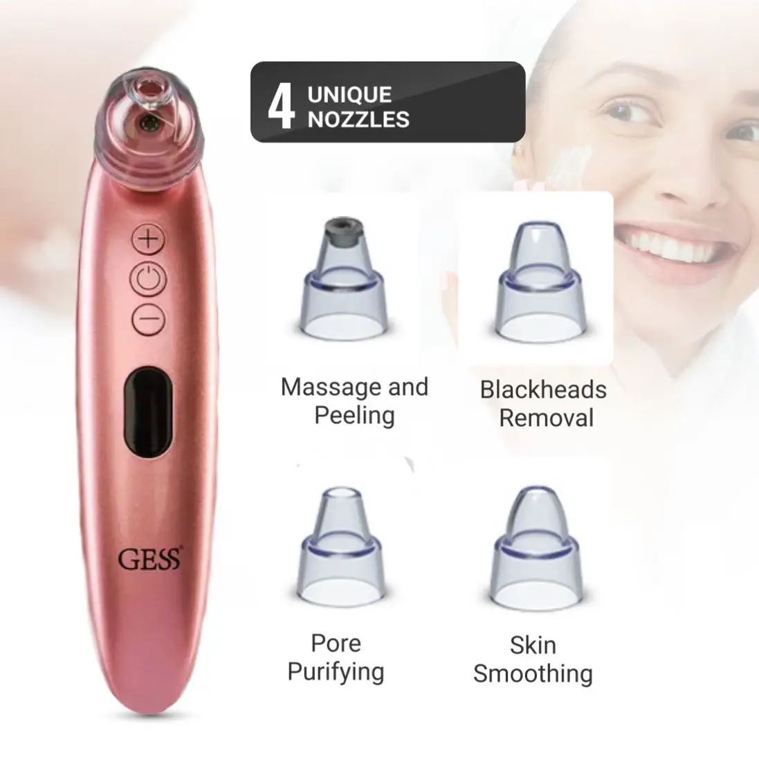 

Hot Sale Blackhead Pimples Blue And Acnes Remover Nx -8030 Red Ray, White