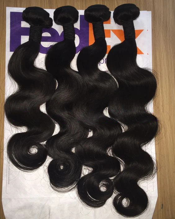 

Hair Express Wholesale cuticle aligned hair ,body wave virgin brazilian hair,100% virgin human hair grade 9A bundle with frontal, Natural black,1b