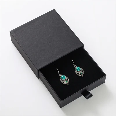 

Factory Supply Custom Logo Printed Velvet Paper Ring Packaging Jewelry Box