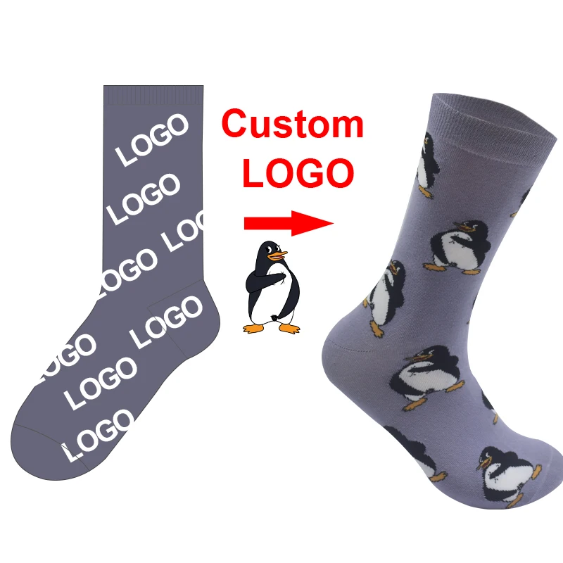 

Oem customize Interesting Design Knit Socks unisex Men Womens cartoon pattern Socks Custom designs Logo Socks, Custom color