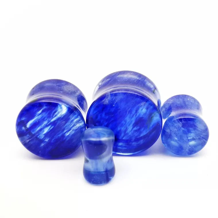 

Factory Double Flared Stone Charm Ear Gauges Plugs Weights Expander Flesh Tunnels Stretcher Piercing Body Jewelry, Watermeion peel