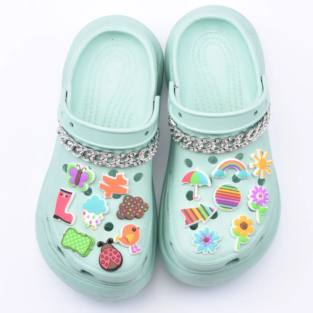 

luxurious jewelry metal Shoe Charms Accessories Cute for croc jibz Kid's X-mas Gift charms for croc shoes, Custom