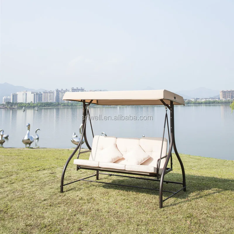 Adjustable Steel Rocking Swing Convertible Luxurious Garden Hammock