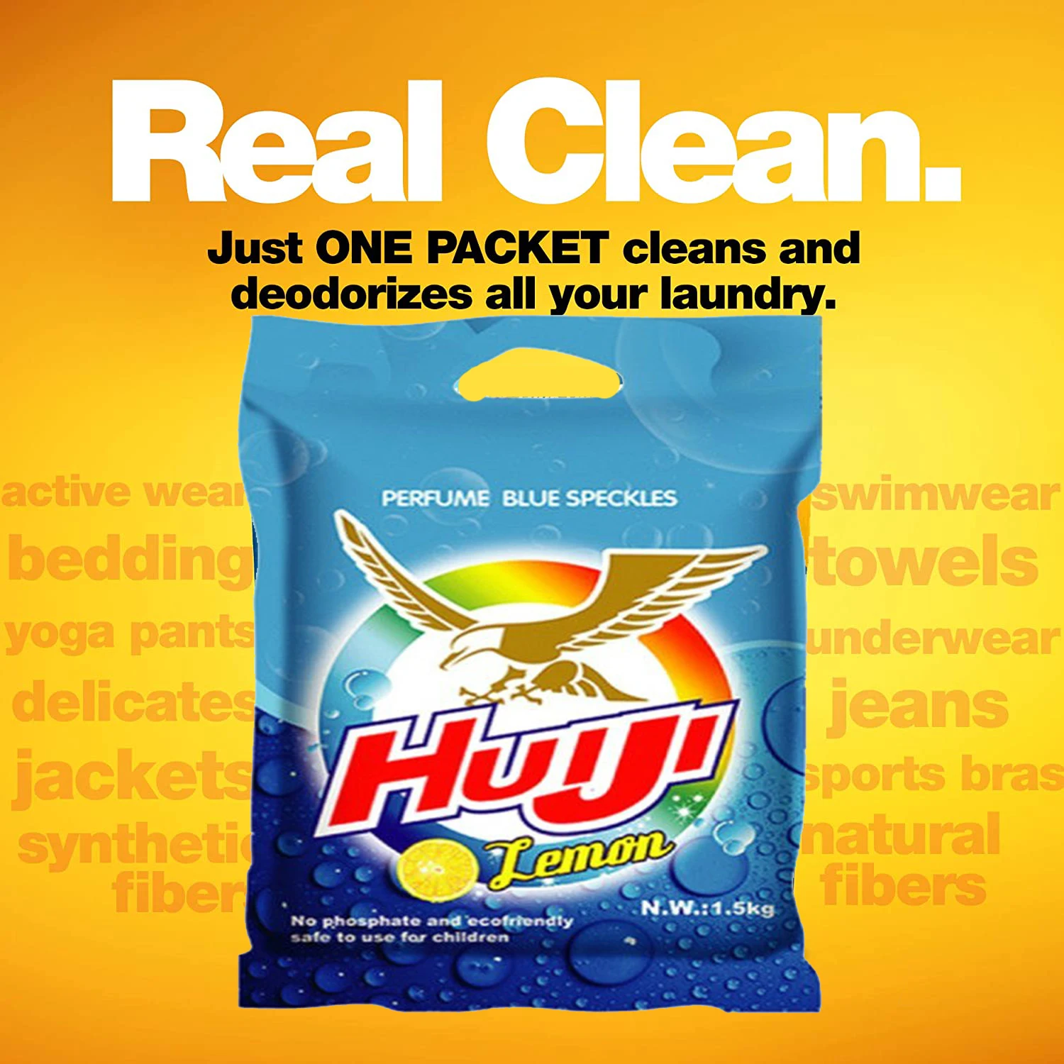 
Bulk Manufacture Wholesale Washing Soap Powder Laundry Detergent Powder 