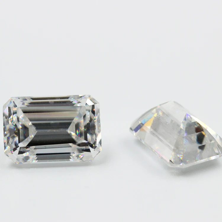 

Wholesale Small Size 0.2ct-0.8ct Emerald Cut Moissanite DEF Color VVS Moissanite Loose Stone