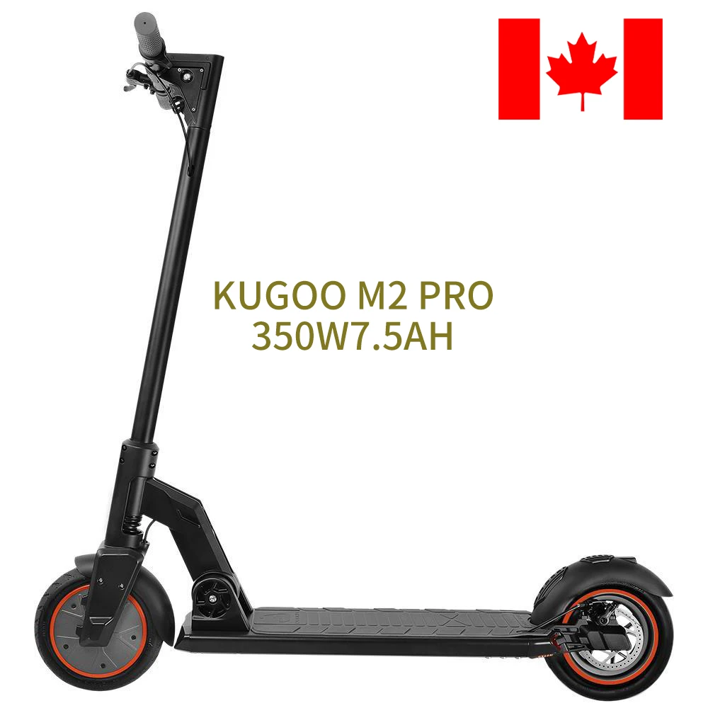 

Kugoo M2 Pro Canada warehouse new arrival 100% original e scooter 350W 36V 7.5AH 8.5 INCH folding electric scooter for sale