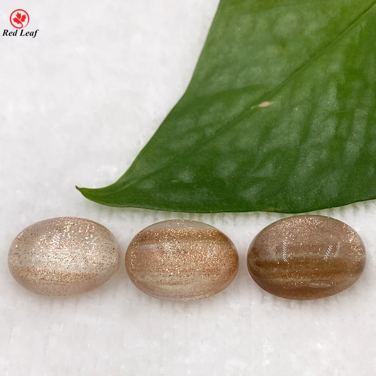 

Beautiful Color Oval Cabochon Glass Stones Decorative Glass Gems