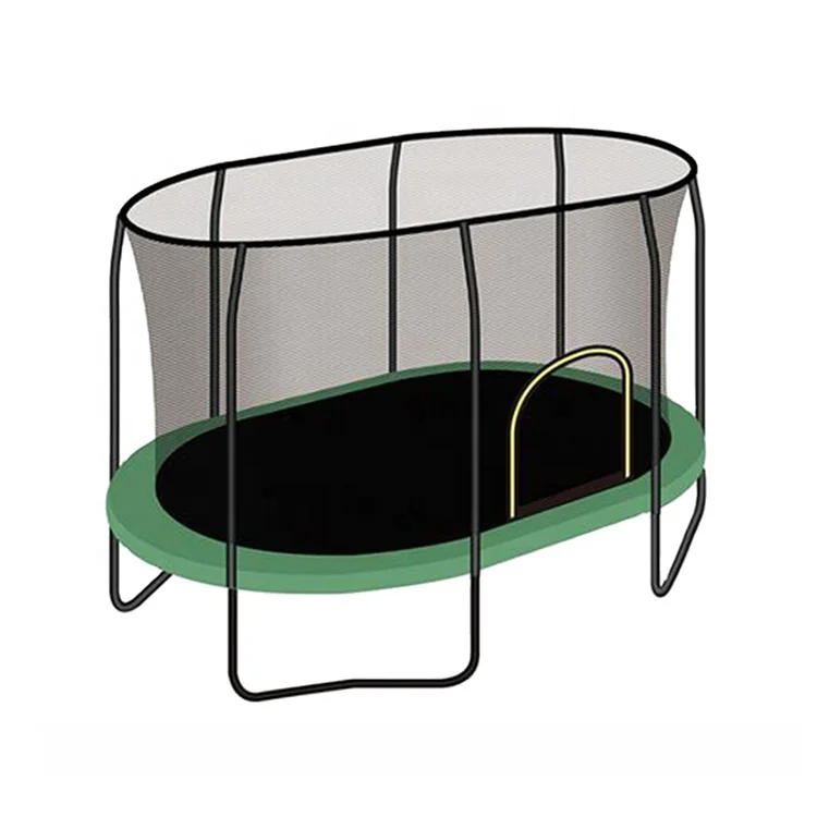 

Interesting Sundow Stable Structure 14 Ft Outdoor Fitness Oval Trampoline With Net, Customized color
