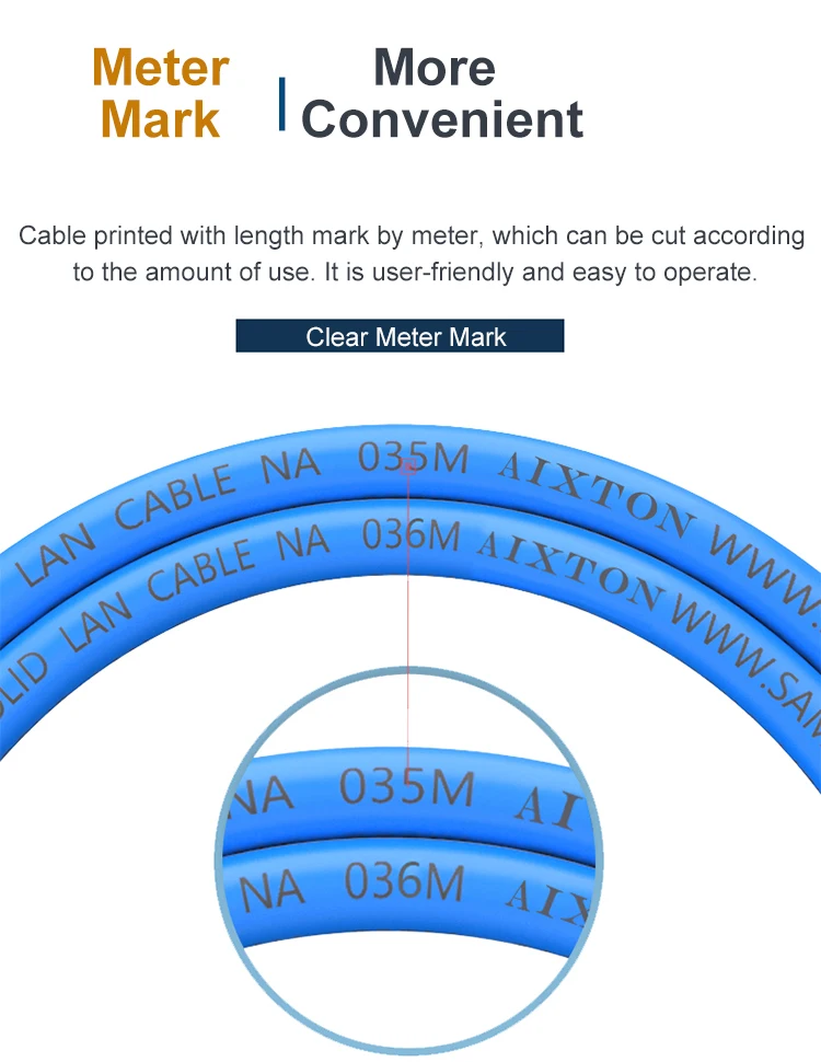 Cat6 Sftp Copper Cable Price Per Meter 4 Pair Lan 305m 300m