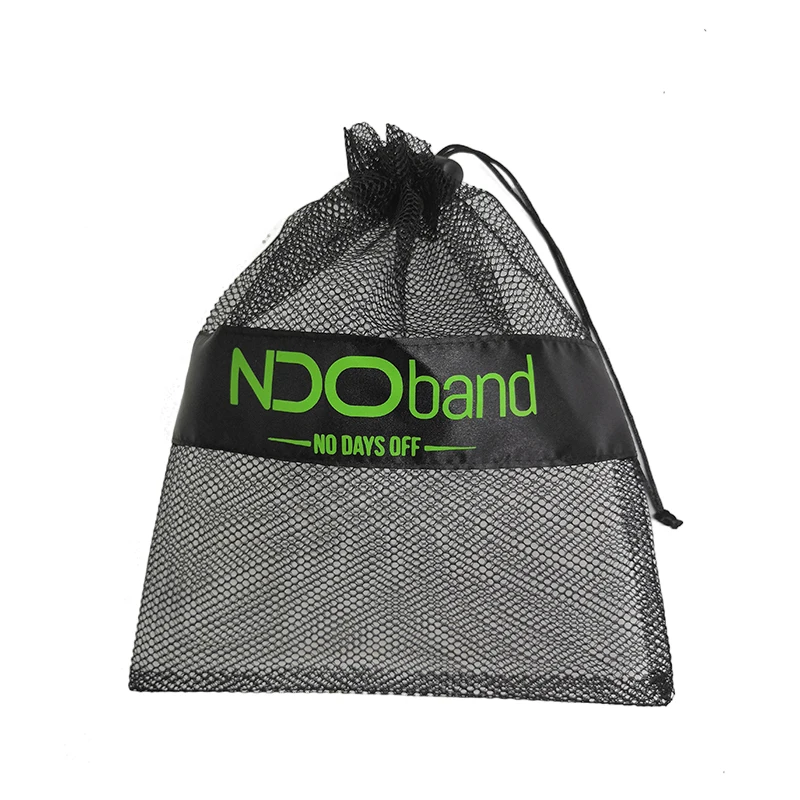 Wholesale Personalized Black Drawstring Sport Mesh Bag With Custom Logo