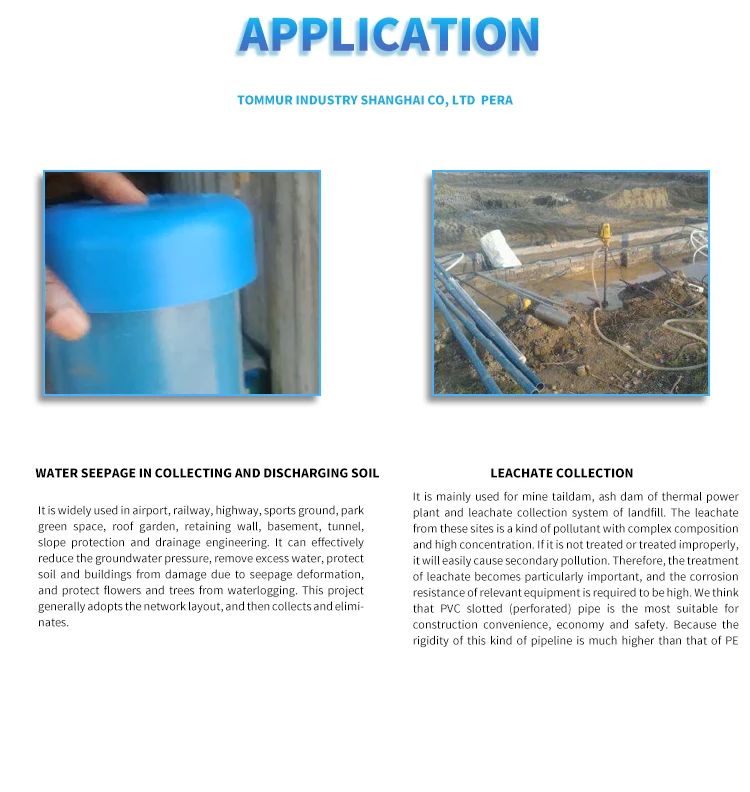 Astm D2241 Sdr17&21&26&32.5 Upvc Pipe Dwv With Nsf Certificated White