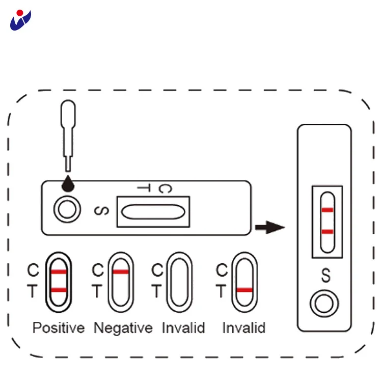 
rapid hcg pregnancy test kit cassette 3.0mm 