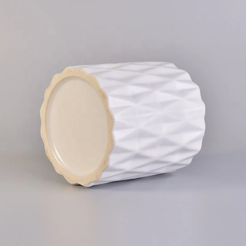 Plating ceramic votive candle vessel customized candle holders home decoration use wholesales