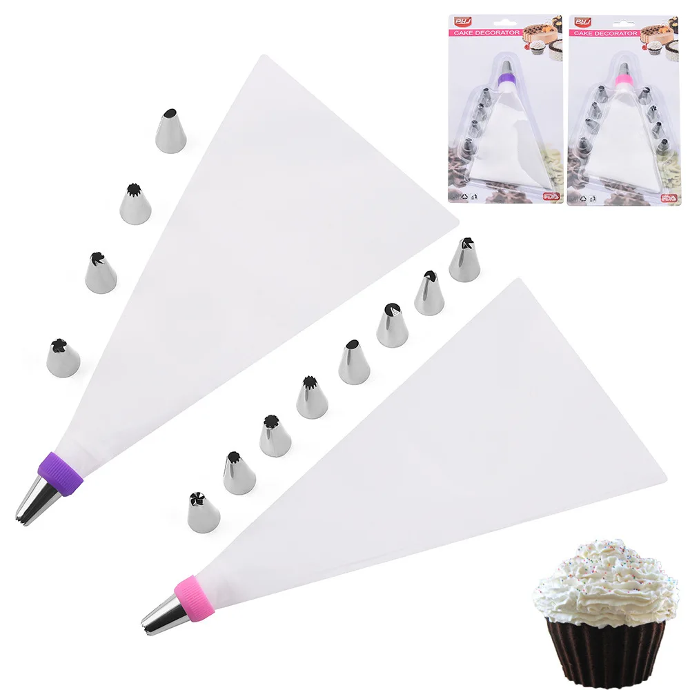 

DIY Cake Tool Set Stainless Steel Decorating Mouth Set Decorating Bag
