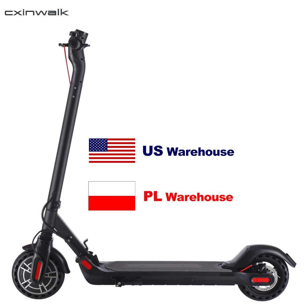 

2020 oversea stock Drop shipping two wheels M365 350W motor power foldable electric scooter kick scooters, Black white pink blue red