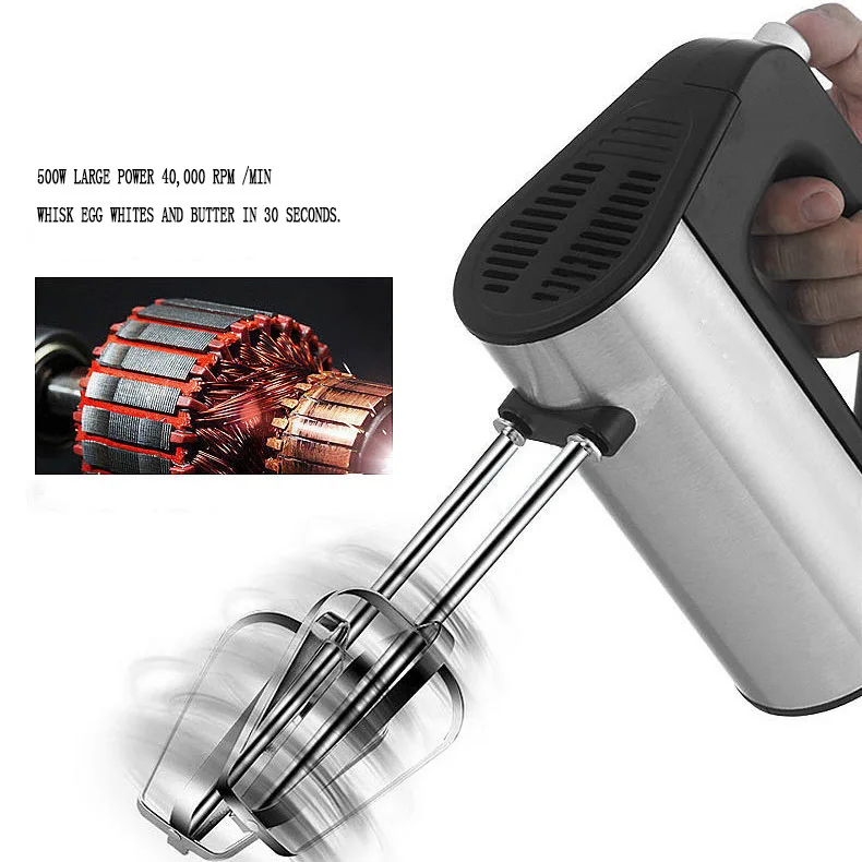 

Kitchen Egg Tools Whisk Wholesale Stainless Steel Baking Tool Semi-automatic Eggbeater for Flour Mixer ream whisker hand mixer